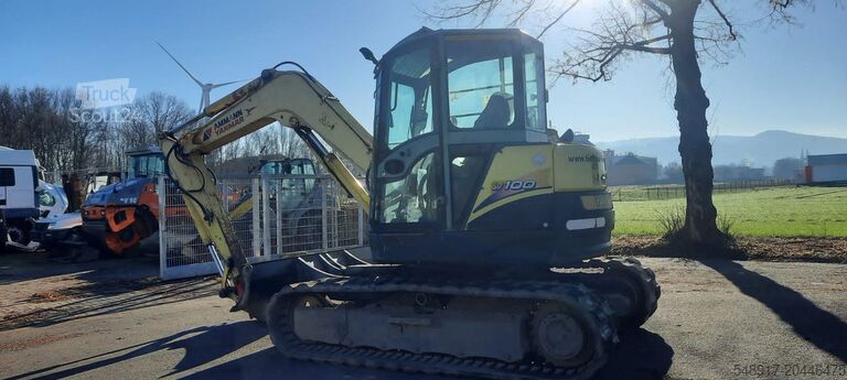 Mini escavatore Yanmar SV 100 Bagger Deutsche Maschine 1-Hand