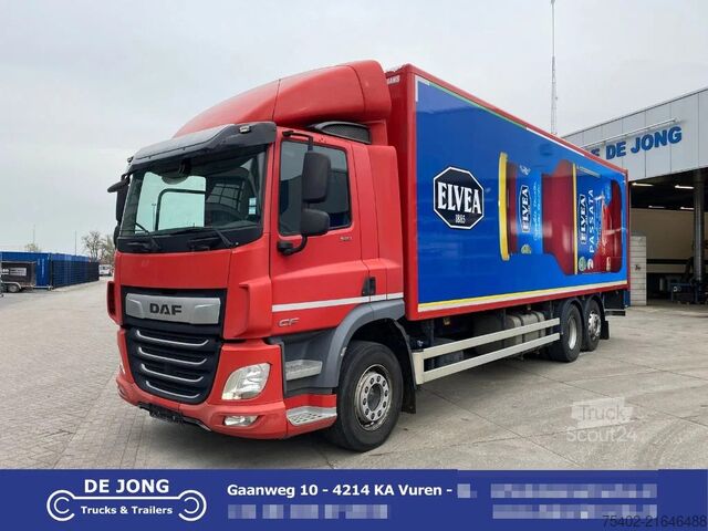 Valise DAF CF 340 / Closed Box / 6x2/4 / Dhollandia