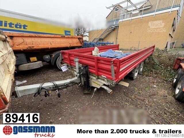 Trīspusējā pašizgāzēja piekabe Humbaur HTK 105024, Verzinkt