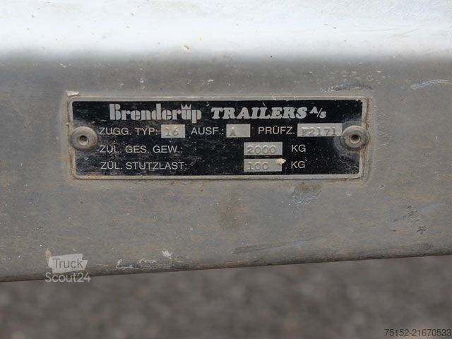 Remorcă auto Brenderup UT 56