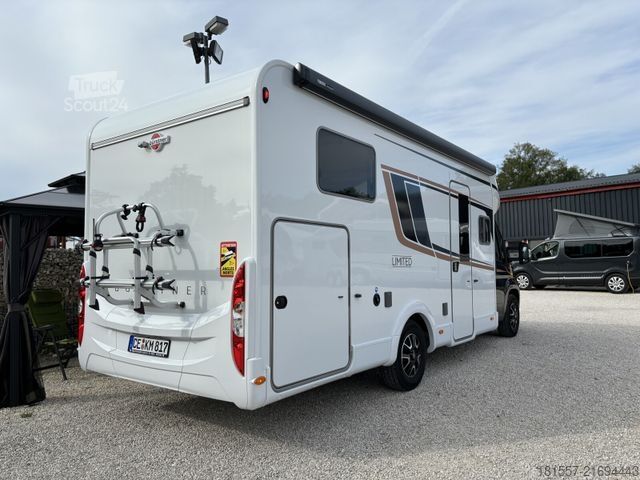 Yarı entegre karavan BÜRSTNER Limited T 727 G Hubbett, Markise, SAT/TV, Radio