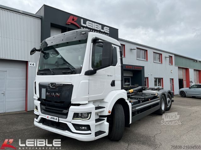 Camion benne à bras amovible MAN TGS 26.470 6x2-4BL*Hyva Haken*171 TKM*Kamera*