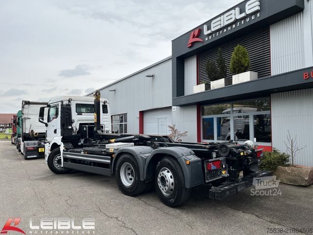 Camion benne à bras amovible MAN TGS 26.470 6x2-4BL*Hyva Haken*171 TKM*Kamera*