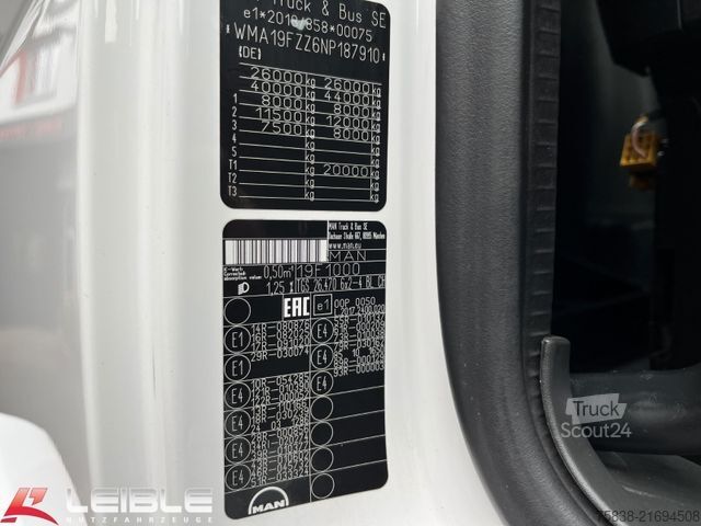 Camion benne à bras amovible MAN TGS 26.470 6x2-4BL*Hyva Haken*171 TKM*Kamera*