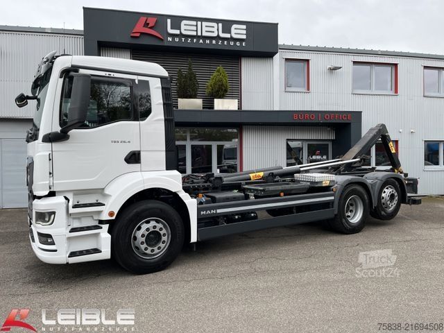 Camion benne à bras amovible MAN TGS 26.470 6x2-4BL*Hyva Haken*171 TKM*Kamera*