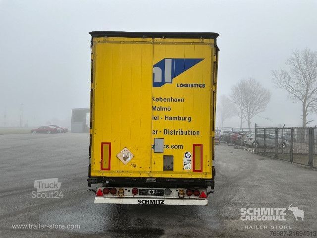 Åben sættevogn med presenning Schmitz Cargobull Curtainsider Mega