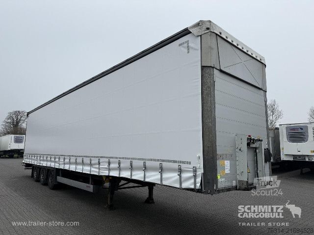 Atvira puspriekabė su tentu Schmitz Cargobull Curtainsider Mega Getränke