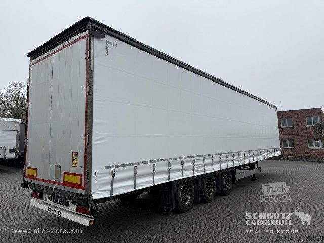 Atvira puspriekabė su tentu Schmitz Cargobull Curtainsider Mega Getränke