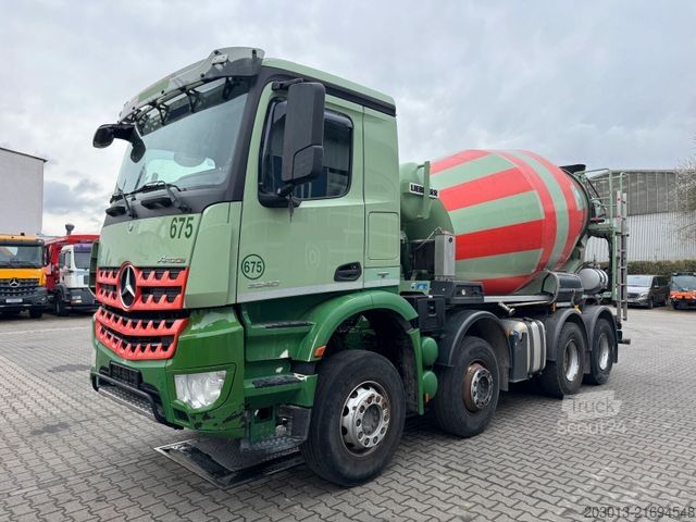 Betonomieszarka MERCEDES-BENZ AROCS 3240 8x4 Betonmischer Liebherr 9 m³
