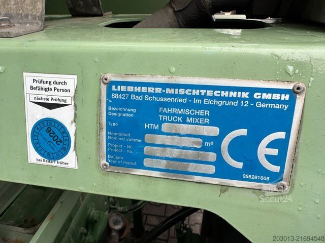 Betonomieszarka MERCEDES-BENZ AROCS 3240 8x4 Betonmischer Liebherr 9 m³