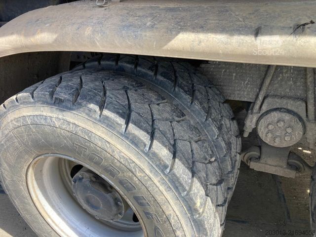 Tipper truck MAN TGS 35.510 8x4 BB Kipper Meiller Bordmatic *AHK