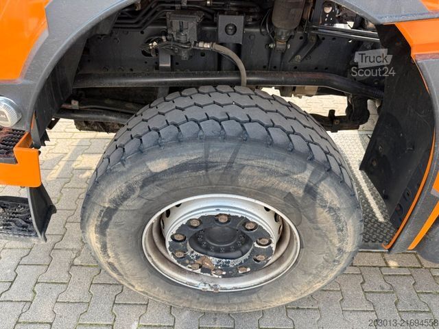 Tipper truck MAN TGS 35.510 8x4 BB Kipper Meiller Bordmatic *AHK