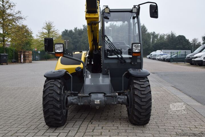 Cargadora telescópica KRAMER 1245 Teleskop Klappschaufel Gabel 1393 Stunden