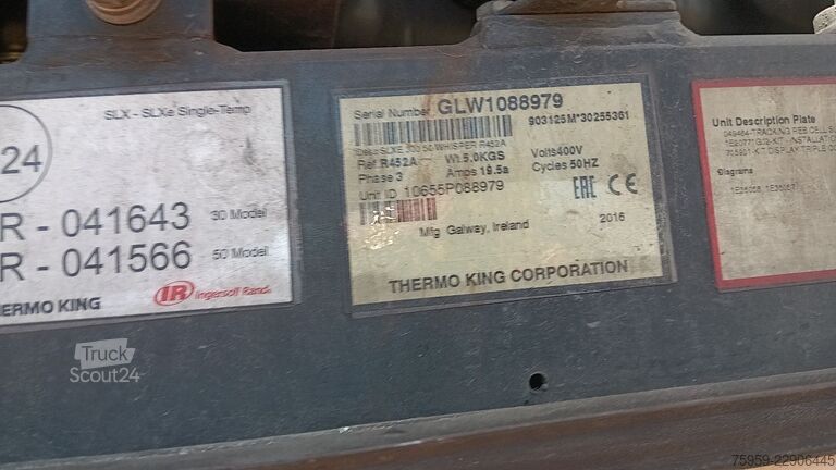 Chladírenský návěs KRONE SDR27eL4 ThermoKing SLX300 6880h BlumenbrDoppels
