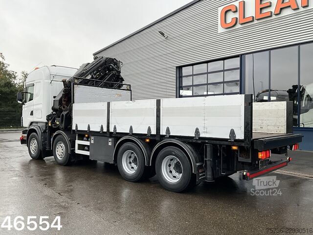 Kamion sa kranom Scania R500 V8 8x4 Manual Hiab 42 Tonmeter laadkraan +...