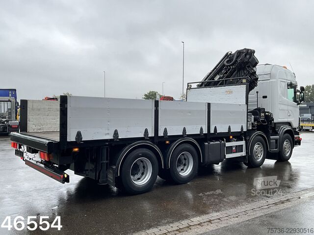 Kamion sa kranom Scania R500 V8 8x4 Manual Hiab 42 Tonmeter laadkraan +...