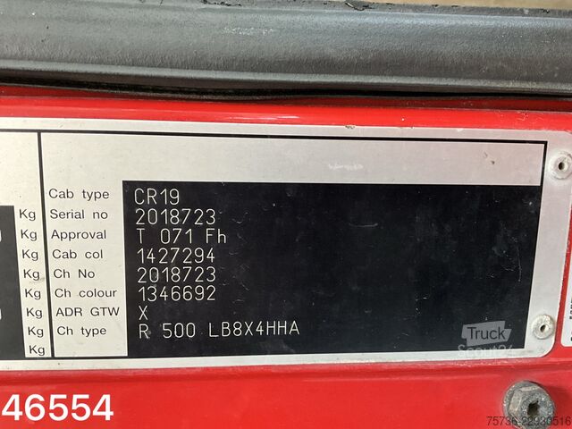 Kamion sa kranom Scania R500 V8 8x4 Manual Hiab 42 Tonmeter laadkraan +...