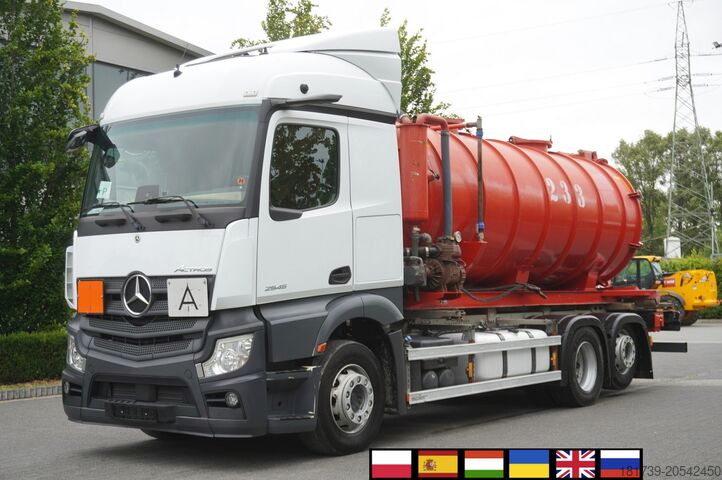 ÚJ hígtrágya tartály Mercedes-Benz Actros 2545 6 × 2 MP5 / NEW septic barre