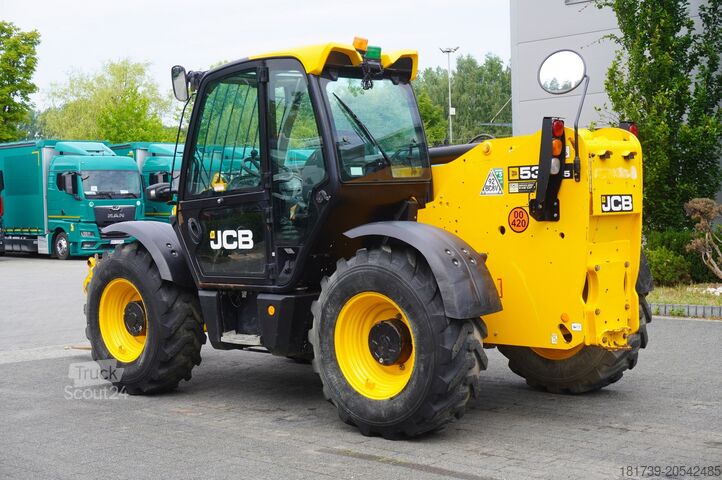 Cargadora telescópica JCB 535-95 / 3.5 T / range 9.5 m / joystick