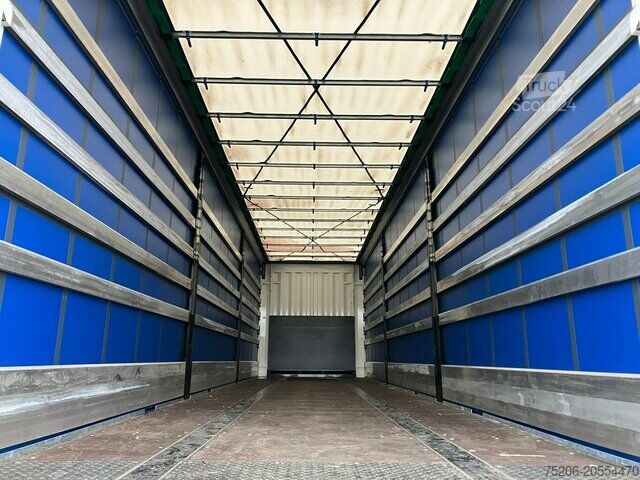 Auflieger mit Pritsche & Plane Krone City Profi Liner SZP 18 eLNZ4-CS