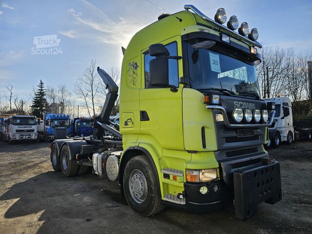 Kroklastbil SCANIA R500 LB6X2HHZ, RETARDER Blatt/Blatt 3xPi