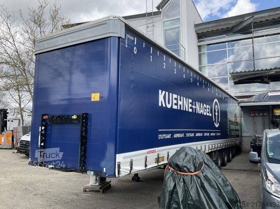 Öppen semitrailer med kapell KöGEL MEGA TRAILER 15.00 LANG, SAF, HUBDACH, MIETKAUF MGL.
