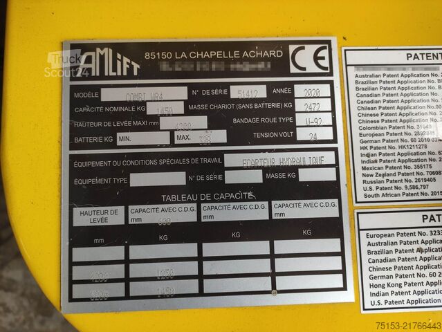 Palettenstapler Combilift Combi WR4 / 4-Wege