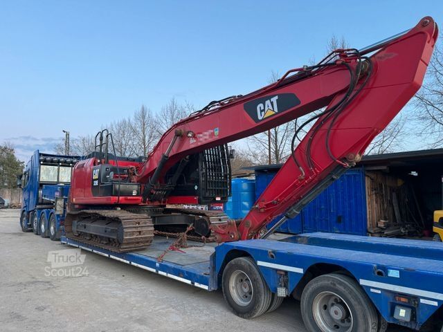 Lánctalpas kotrógép CATERPILLAR 320E Kettenbagger *Abbruch *Long Arm *Hubkabine
