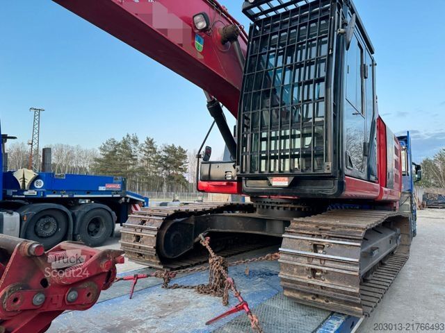 Lánctalpas kotrógép CATERPILLAR 320E Kettenbagger *Abbruch *Long Arm *Hubkabine