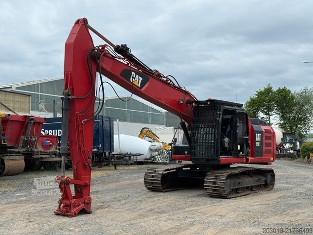 Bandgrävare CATERPILLAR 320E Kettenbagger *Abbruch *Long Arm *Hubkabine