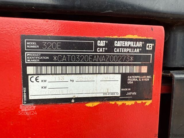 Pásový bagr CATERPILLAR 320E Kettenbagger *Abbruch *Long Arm *Hubkabine