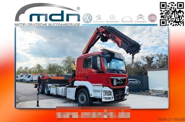 Lastbilsmonterad kran MAN TGS 26.440 6x4 ALLRAD KRAN 21m Seilwinde 5./6.