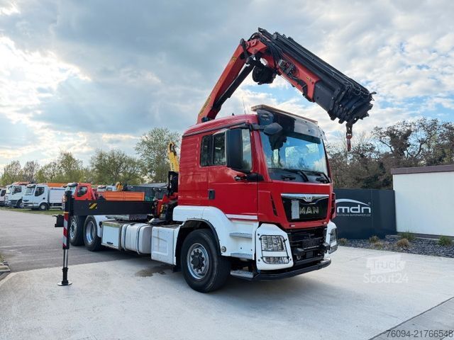 Lastbilsmonterad kran MAN TGS 26.440 6x4 ALLRAD KRAN 21m Seilwinde 5./6.