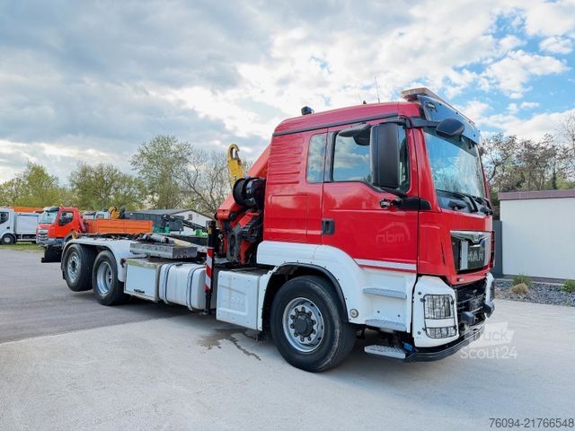 Lastbilsmonterad kran MAN TGS 26.440 6x4 ALLRAD KRAN 21m Seilwinde 5./6.