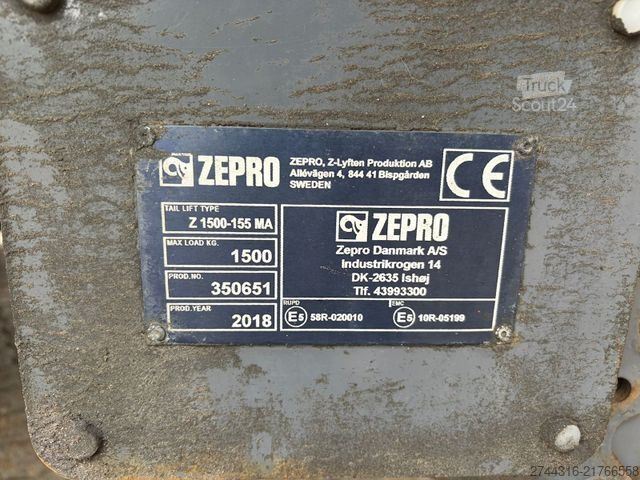 Planbil med presenning MERCEDES-BENZ Atego 1524 L