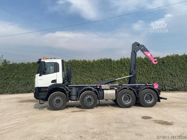 Kampós konténerszállító teherautó IVECO IVECO TRAKKER T-WAY AD510 NUOVO SCARRABILE