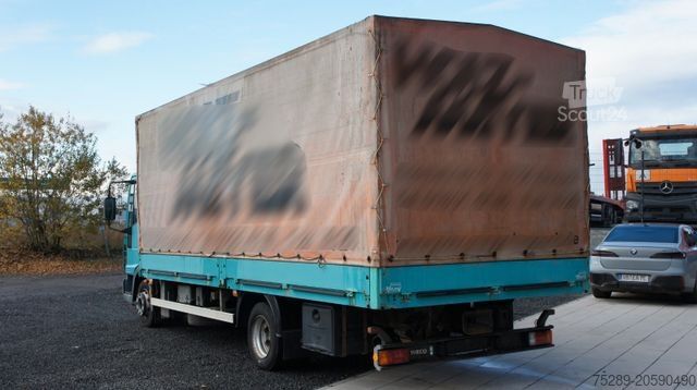 Schuifzeil bestelwagen IVECO Eurocargo ML80E21 Pritsche + Plane