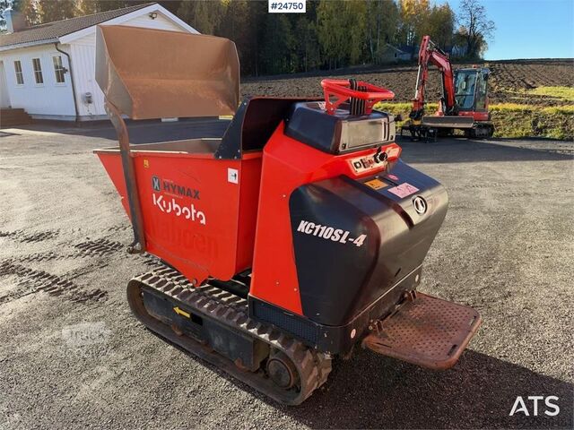 Kubota KC110 carrinho de esteiras Kubota KC110 Tracked dumper