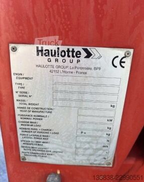 Plataforma de mastro telescópico Haulotte HA 12 CJ 11,68 m