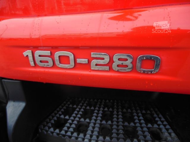 Camion cu platformă și prelată IVECO EUROCARGO ML 160E28, 21 PALETTEN, LBW