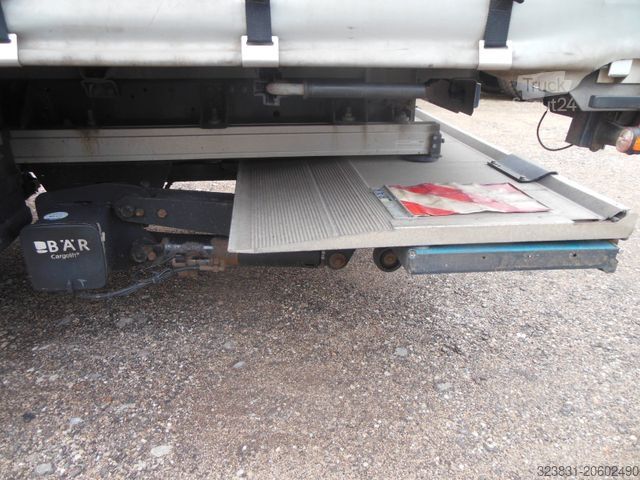 Camion cu platformă și prelată IVECO EUROCARGO ML 160E28, 21 PALETTEN, LBW