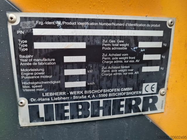 Radlader LIEBHERR L 524 Kein 514 538 542 546 Top Maschine