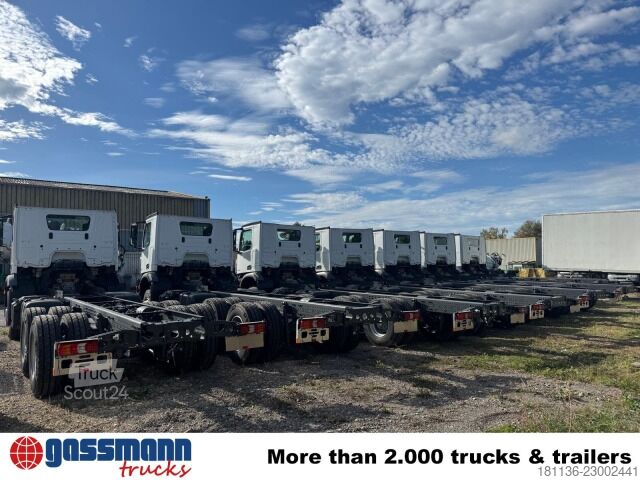Chasis de camión Mercedes-Benz Arocs 3343 K 6x4, Nebenantrieb NMV oder