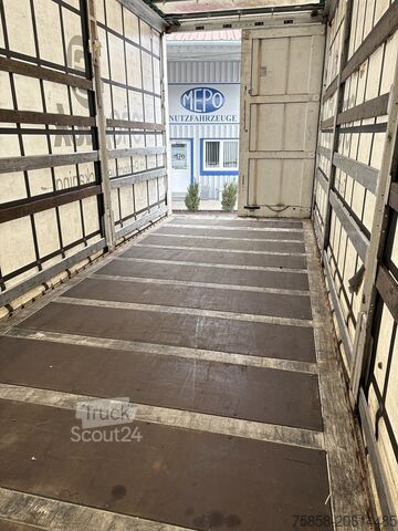 Wechselbrücke mit Pritsche & Plane Krone Jumbo 3m Innenhöhe Hubdach Edscha