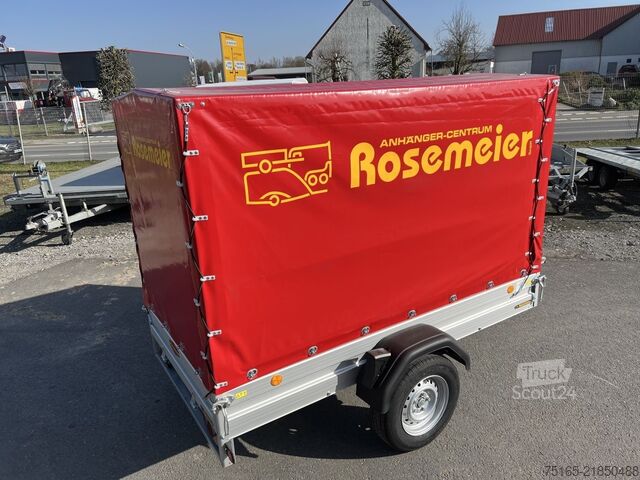 Skriňový príves Böckmann TL-AL 2513/135 Stkl Plane Kastenanhänger gebrems