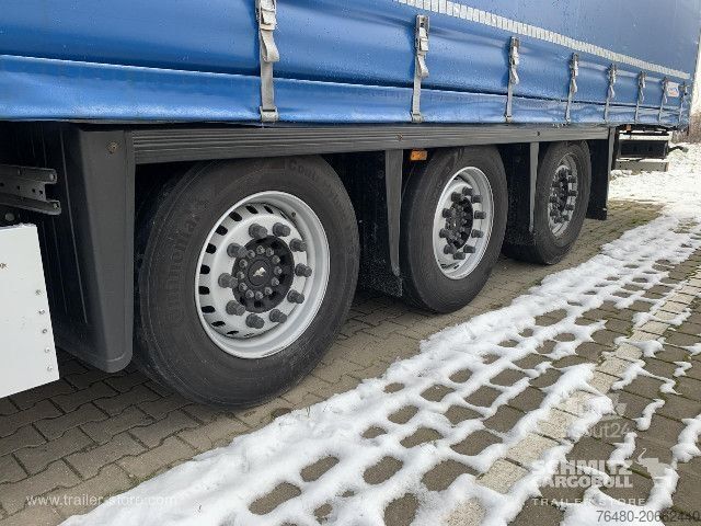 Atvērta puspiekabe ar tentu Schmitz Cargobull Schiebeplane Mega