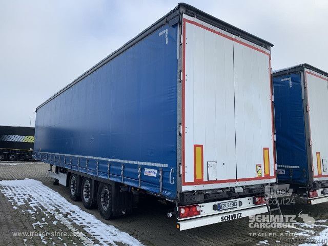 Atvērta puspiekabe ar tentu Schmitz Cargobull Schiebeplane Mega