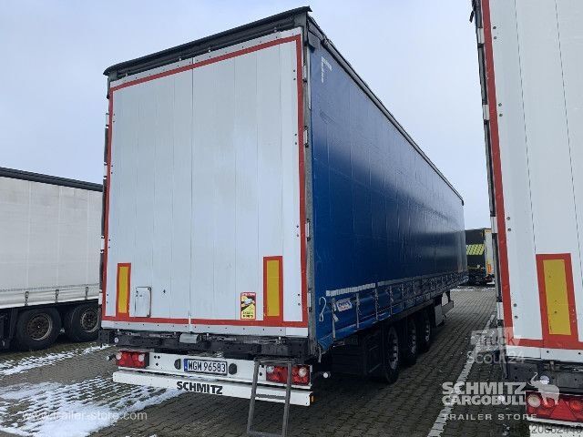 Atvērta puspiekabe ar tentu Schmitz Cargobull Schiebeplane Mega