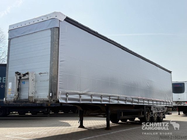 Semi-reboque aberto com lona Schmitz Cargobull Curtainsider Standard Ladebordwand