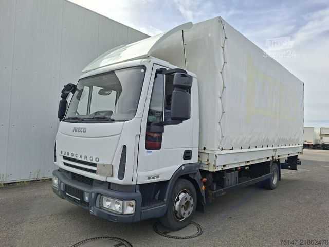 Фургон с брезентова завеса IVECO 80E18 Eurocargo 3-Sitzer AHK Tempomat
